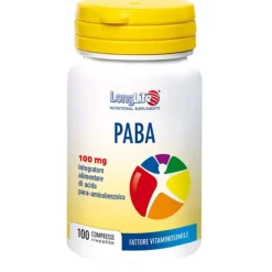 Longlife Paba 100100 Compresse - Integratore Trofismo Cutaneo