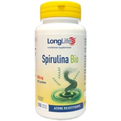 Longlife Spirulina Bio 100 Capsule Vegetali - Integratore Controllo Peso Corporeo