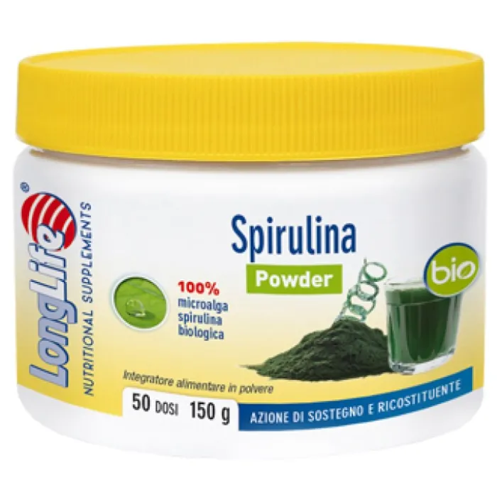 Longlife Spirulina Bio 50 Dosi - Integratore Ricostituente
