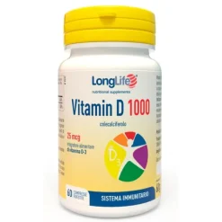 Longlife Vitamina D 1000 U.I. 60 Compresse - Integratore Ossa