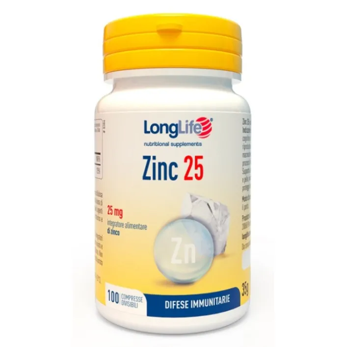Longlife Zinc 100 Compresse - Integratore Zinco