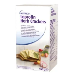 Loprofin Cracker Erbe Aromatiche a Ridotto Contenuto Proteico 150 grammi