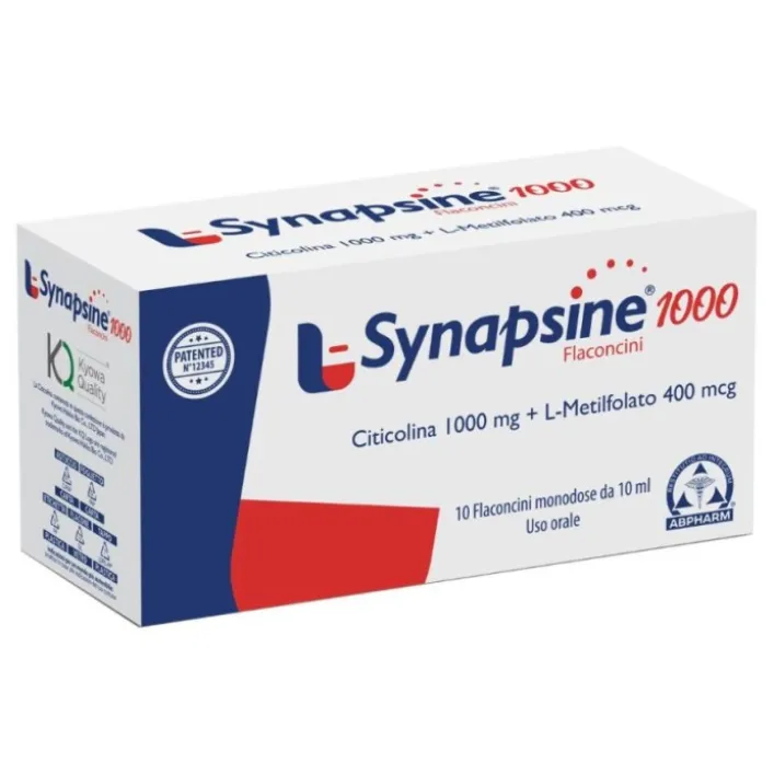 L Synapsine 1000 10 Flaconcini - Integratore Benessere Mentale