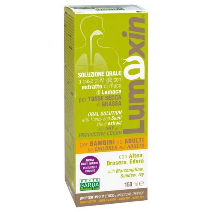 Lumaxin Sciroppo 150 ml - Dispositivo Medico Contro Tosse Secca e Grassa