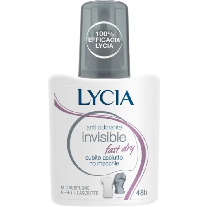 Lycia Invisible Fast Dry Deodorante Anti-Macchia 75 ml
