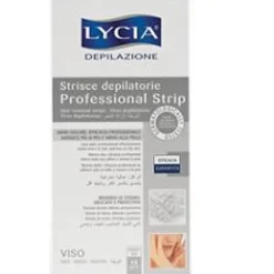 Lycia Professional Strip Strisce Depilatorie Viso 20 Pezzi