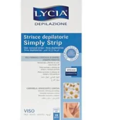 Lycia Viso Simply Strisce Depilatorie 20 Pezzi