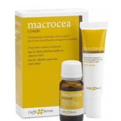 Macrocea Combi Trattamento Molluschi e Verruche Soluzione 5 ml + Crema 8 ml