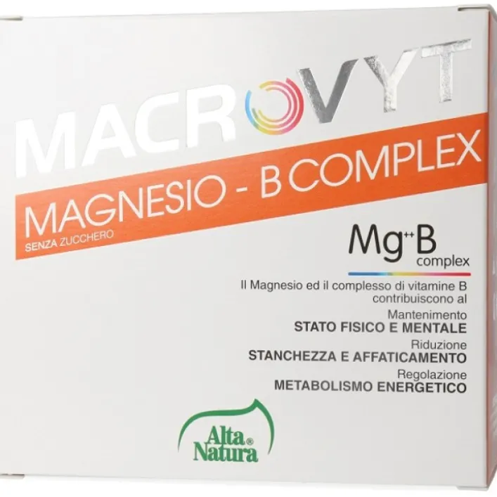 Macrovyt Magnesio B Complex 18 Bustine - Integratore Energetico