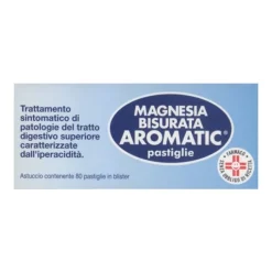 Magnesia Bisurata Aromatic Magnesio Antiacido 80 Pastiglie