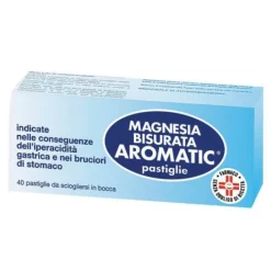 Magnesia Bisurata Aromatic Magnesio Antiacido 40 Pastiglie