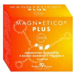 Magn Etico Plus 32 Bustine - Integratore Magnesio e Vitamina D