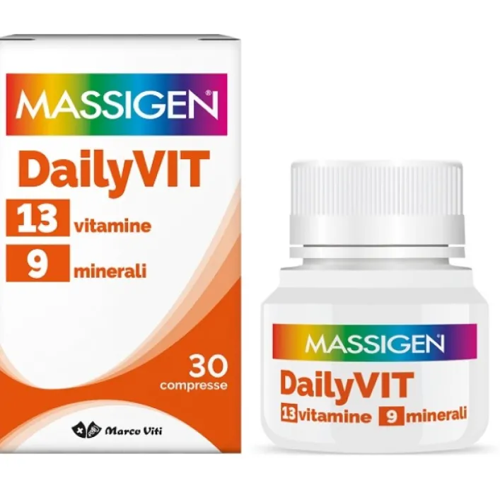 Massigen DailyVit+ 30 Compresse - Integratore Multivitaminico Multiminerale