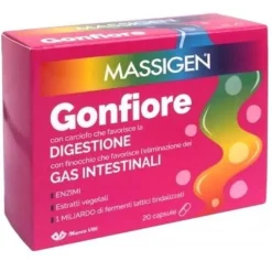 Massigen Gonfiore 20 Capsule - Integratore Alimentare