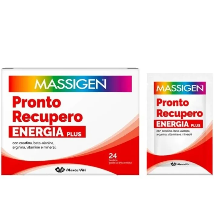 Massigen Pronto Recupero Energia Plus 24 bustine - Integratore Alimentare