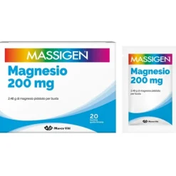 Massigen Viti Magnesio Pidolato 20 Bustine - Integratore Alimentare