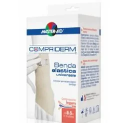 Master-Aid Compriderm Benda Elastica Non Adesiva per Uso Leggero Sostegno cm 8 x 5 metri
