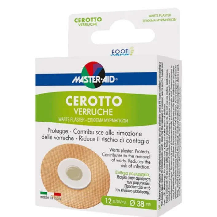 Master-Aid Crioline Cerotti Ipoallergenici per Verruche 12 pezzi