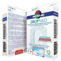 Master-Aid Drop Med Medicazione Adesiva Sterile 14 x 14 cm 5 Pezzi