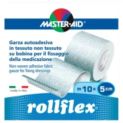 Master-Aid Rollflex Garza Autoadesiva in TNT cm 10 x 10 metri
