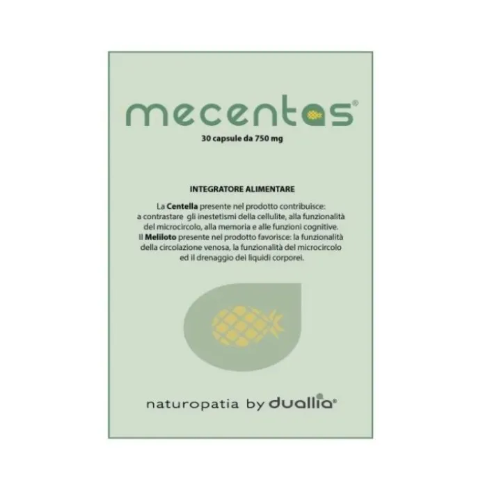 Mecentas 30 capsule - Integratore Microcircolazione e Anticellulite