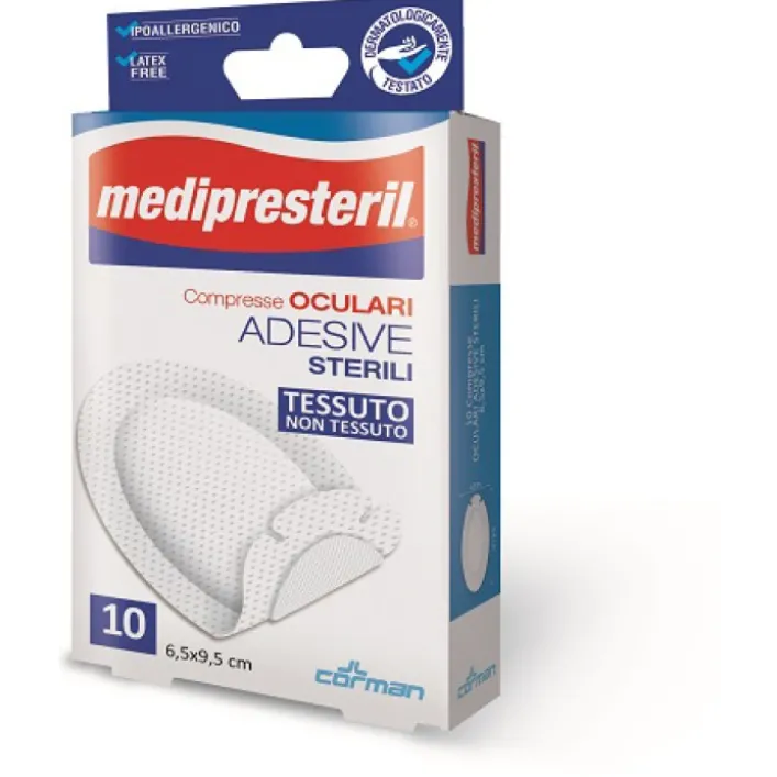 Medipresteril Garze Oculari Adesive Sterili 10 pezzi