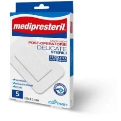 Medipresteril Post-Operatorio Delicate Sterili 10 x 15 cm 4 pezzi