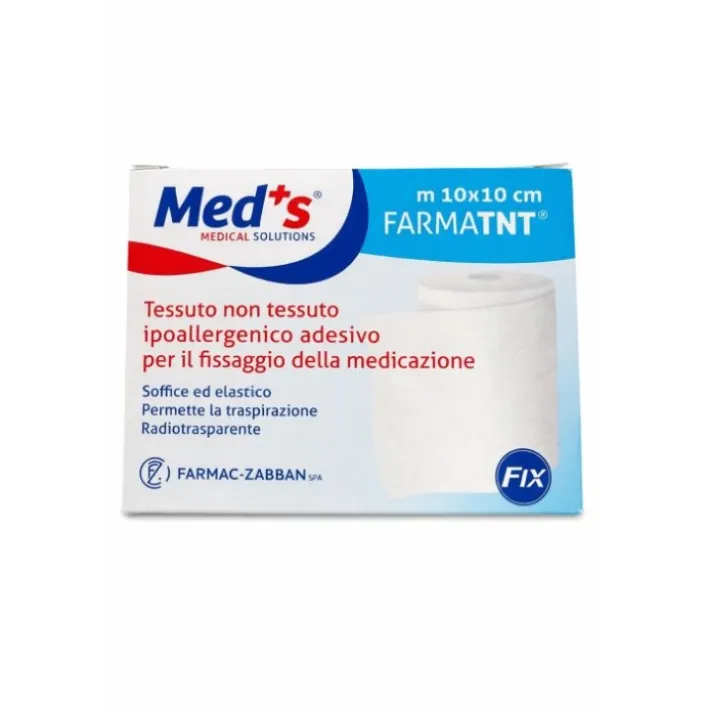 Med's Fix Cerotto in TNT Autoadesivo in Rotolo 10 m x 10 cm