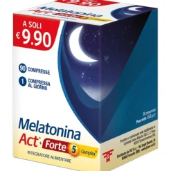 Melatonina Act + 5 Complex 90 Compresse - Integratore Sonno