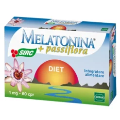 Melatonina Diet + Passiflora 60 Compresse - Integratore Sonno