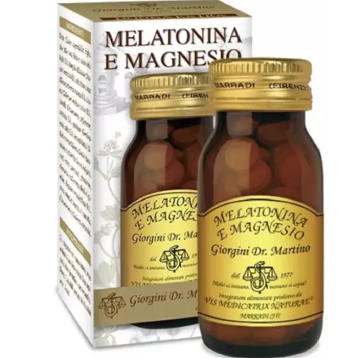 Melatonina e Magnesio 75 Pastiglie Dr. Giorgini - Integratore contro Ansia e Stanchezza