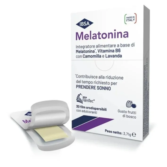 Melatonina Ibsa 30 Film Orali - Integratore Sonno