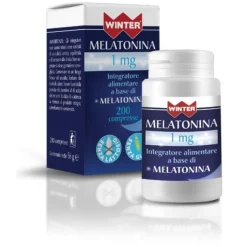 Melatonina 1 mg 200 Compresse - Integratore Alimentare
