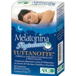 Melatonina TuttaNotte Retard 30 Capsule - Integratore Alimentare