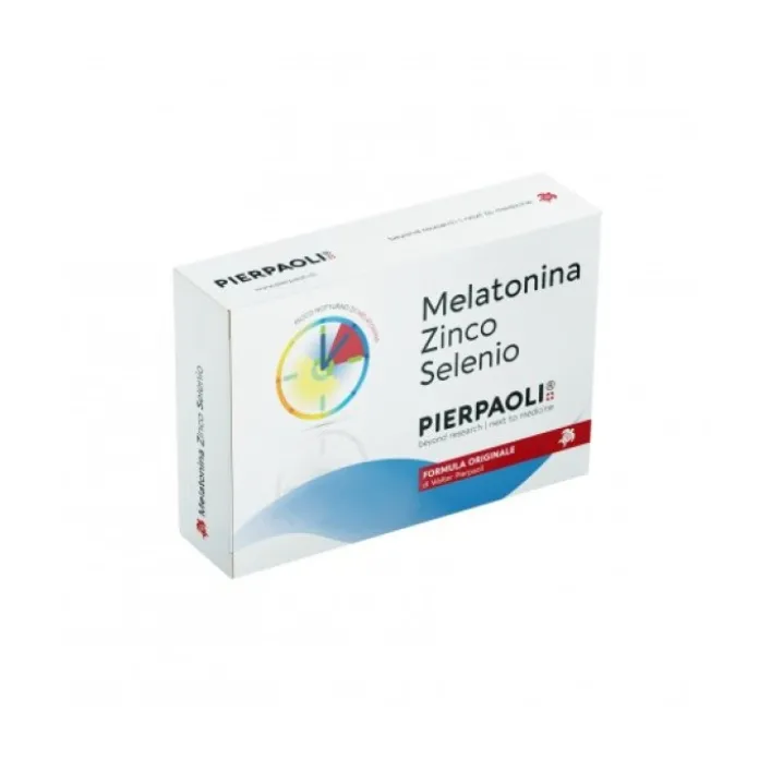 Melatonina Zinco Selenio Dr. Pierpaoli 30 Compresse - Integratore per il Sonno