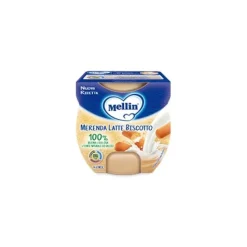Mellin Merenda Latte e Biscotto 2 x 100 grammi