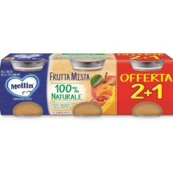 Mellin Omogeneizzato Frutta Mista 3x100 grammi
