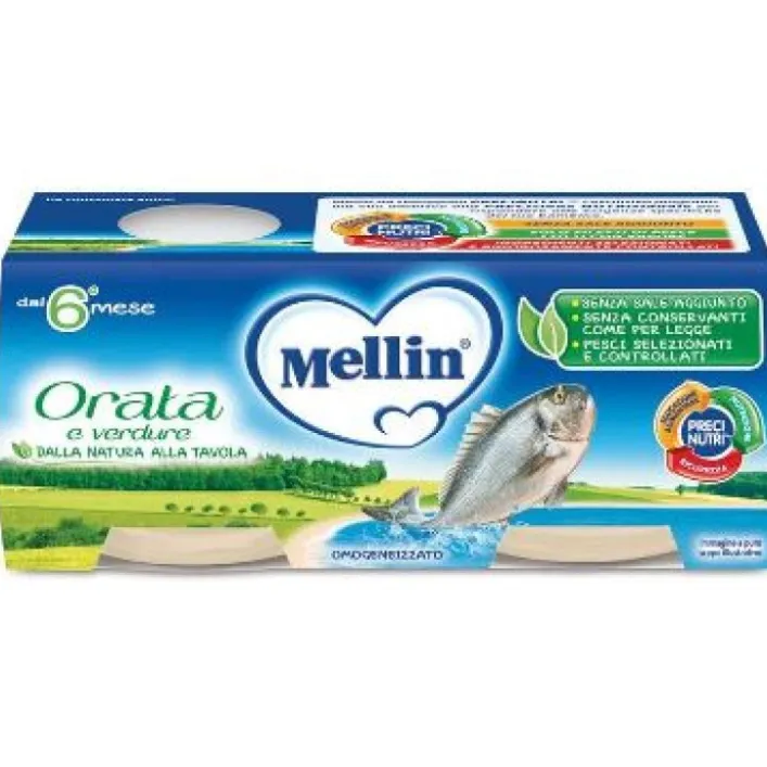 Mellin Omogeneizzato Orata 2 x 80 grammi