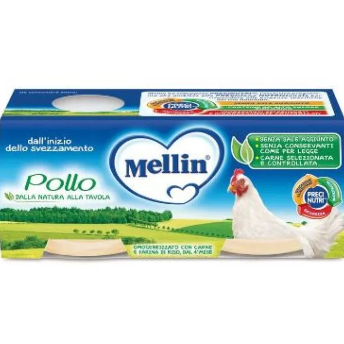 Mellin Omogeneizzato Pollo 2 x 120 grammi