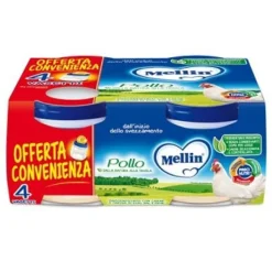 Mellin Omogeneizzato Pollo 4 x 80 grammi