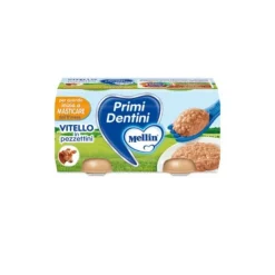 Mellin Omogeneizzato Primi Dentini Vitello 2 x 80 grammi