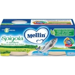 Mellin Omogeneizzato Spigola 2 x 80 grammi