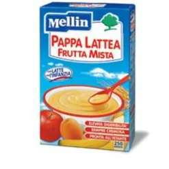 Mellin Pappa Lattea Frutta Mista 250 grammi