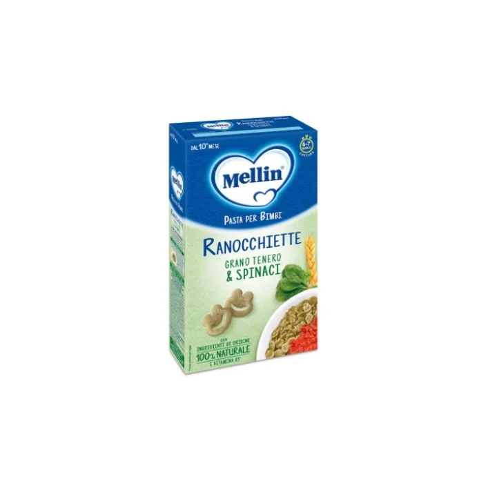 Mellin Pasta Ranocchiette Grando Tenero e Spinaci 280 grammi