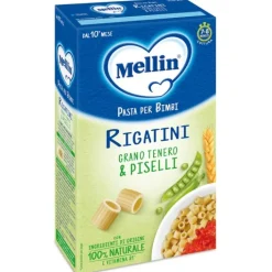 Mellin Pasta Rigatini Grano Tenero e Piselli 280 grammi