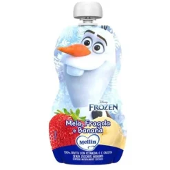 Mellin Pouch Disney Frozen Mela, Fragola e Banana 110 grammi