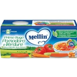 Mellin Primi Sughi Pomodori e Verdure 2 x 80 grammi