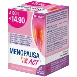 Menopausa Act 30 compresse - Integratore contro i Disturbi della Menopausa