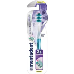 Mentadent Vertical Expert Spazzolino Denti e Guance Medio