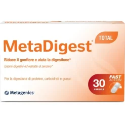 MetaDigest Total 30 Capsule - Integratore Digestione Proteine